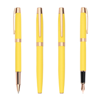 Rouleau en métal de couleur Macaroon Morandi sur mesure/stylo plume Logo personnalisé et couleur Pantone