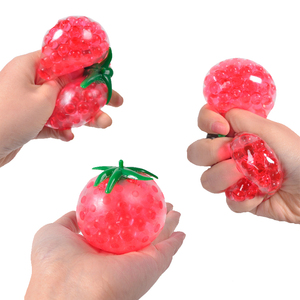 High Quality TPR Vegetables Tomatoes Squishy Stress <b>Balls</b> Beads Filling Slow Return <b>Squeeze</b> Stress Relieve Toys for Kids Adults - Product Image 1