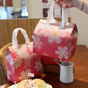 Bolsa Térmica Aislante Desechable Personalizable, Bolsa Refrigerante con Forro de Papel de Aluminio No Tejido, Venta al por Mayor para Bolsas de Comida para Llevar, como Té con Leche - Product Image 1