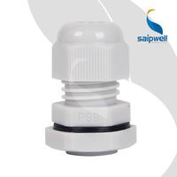 SAIPWELL Meilleur prix Presse-étoupe en nylon PA/NBR certifiée Atex IP68 CE Tailles PG7/PG9 3-44mm