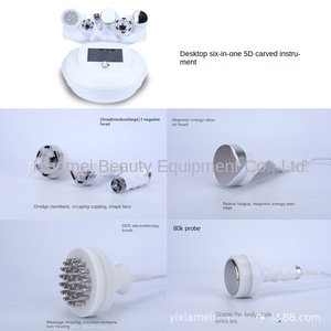 Dispositivo de Mano Seis en Uno de Aleación de Cromo 5D para Tallado Fino, Drenaje de Meridianos, Raspado, Eliminación de Ácidos, Mantenimiento, Fisioterapia y <span class=keywords><strong>Belleza</strong></span> - Product Image 4