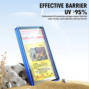 Étui <span class=keywords><strong>de</strong></span> protection magnétique robuste en aluminium anti-UV pour cartes gradées PSA/BGS – Vente chaude - Product Image 6