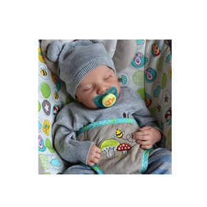 Mini Poupée <span class=keywords><strong>Reborn</strong></span> de 19 Pouces en Silicone Peint, Corps Entier, Douce et Adorable - Product Image 1