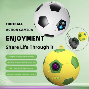 Cámara de Acción Deportiva Q7 Creative Football, Cámara HD Portátil Recargable para Viajes al Aire Libre, Mini Cámara Gran Angular con Llavero Magnético, Regalo - Product Image 2