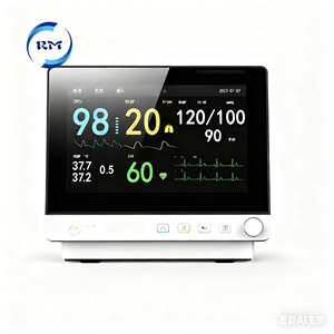 เครื่องตรวจวัดสัญญาณชีพแบบพกพา 12 IBP Etco2 ตรวจคลื่นไฟฟ้าหัวใจ ECG CO สำหรับผู้ป่วย พร้อมระบบตรวจสอบกลาง RM01-PM12 เครื่องตรวจคลื่นไฟฟ้าหัวใจ - Product Image 6