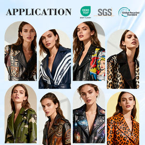 Pfas मुक्त नया डिजाइन सांप त्वचा के लिए डिजिटल प्रिंट सिंथेटिक चमड़े - Product Image 5