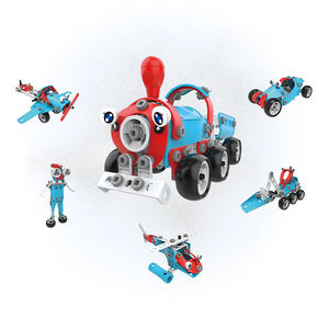 Ensemble de visserie pliable Hanye 142 pièces 6 en 1, jouet d'ingénierie STEM avec boîte de rangement pour enfants, cadeau - Product Image 1