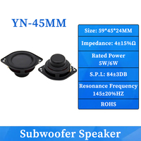 Speaker Subwoofer Magnetik Internal 59x45x24MM 4Ohm 5W Multimedia Full Band Dual Ear Intelligent AI Speaker Komponen Akustik