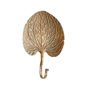 Vintage Metal <b>Leaf</b> <b>Wall</b> <b>Decor</b> Hanging Ornament Antique Gold Color Home <b>Decor</b> Wedding Prop - Product Image 5