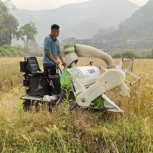 Automatic kubota zoomlion yto harvester rice reaper binder machine cosechadora arroz wheat combine harvester for rice and wheat