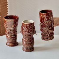 Mug Tiki Hawaïen Créatif en Céramique – Tasse Zombie Rétro pour Cocktails – Vaisselle pour Bars Tropicaux, Fêtes, Restaurants, Hôtels – Vente en Gros