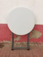 Table de bar ronde pliante en plastique Tables de cocktail pour location de fêtes ou d'événements