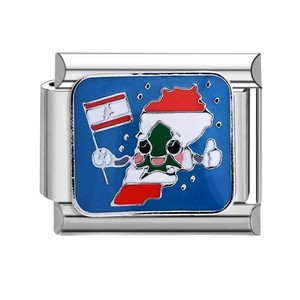Modular Bracelet <b>Titanium</b> Steel Cartoon Charm Unisex DIY Jewelry Set - Product Image 5