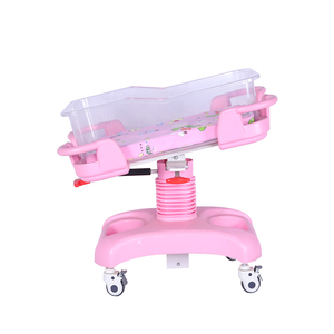 LK مستشفى طبي استخدام ABS عربة أطفال رفع سرير رعاية حديثي الولادة فرامل غاز تصميم مريح لتشخيص الأطفال - Product Image 3