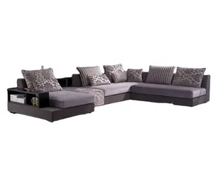 Furnitur Sudut Modern Interior Rumah Desain Sofa Ruang Tamu Tanpa Sandaran Lengan