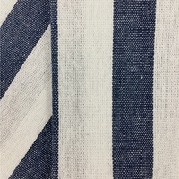 Serviette de cuisine rectangulaire 60x40cm en coton tissé 100% lavable, design moderne, bleu marine, à carreaux et rayures, modèle WUJI TW21179