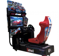 Hot Selling Coin Operated Arcade Autorennen Simulator Video Draving Simulator Spiel maschine 4d Rennwagen Spiel maschine Simulator