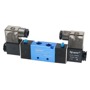 Válvula Solenoide de Tres Posiciones y Cinco Vías Nfpc N4V280C 08, Control de Aire, Puerto de 1/2 Pulgada, Accionamiento Electromagnético - Product Image 2