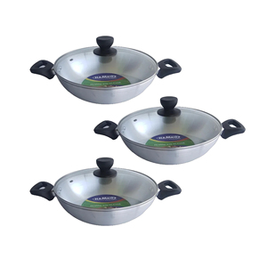 Personnalisé Marque Logo OEM Bon marché Offre Spéciale Top Qualité Acier au carbone Prix de gros Batterie de cuisine Poêle antiadhésive du Bangladesh - Product Image 3