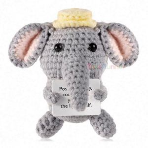 Peluche paresseuse au crochet - Carte d'énergie positive pour cadeau Fête des Mères Remise de diplôme Couleur et logo personnalisables Tous âges - Product Image 4