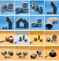 OEM ODM Fitting Pipa PE-RT Fleksibel dan Tahan Lama 90 Elbow Flange Adaptor/Spigot Preservasi Termal untuk Pengaliran Air