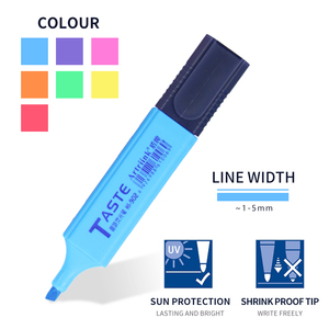 Chất lượng cao đầy màu sắc <span class=keywords><strong>Highlighter</strong></span> huỳnh quang Bút huỳnh quang 8 màu huỳnh quang Bút Đánh Dấu - Product Image 4