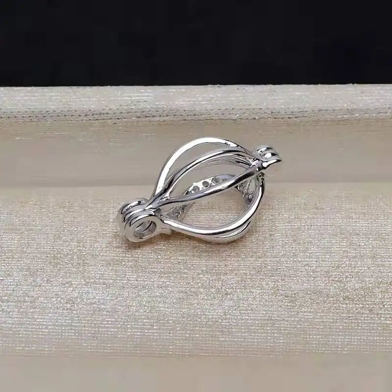 Accessori per la creazione di gioielli per ciondoli a gabbia in argento sterling 925 con perline