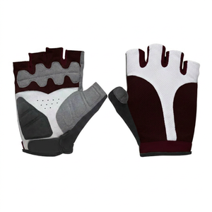 Guantes de Gimnasio de Medio Dedo, Material PU, Unisex, para Deporte, Fitness, Ejercicio, Todas las Temporadas, Blanco, Negro, Gris - Product Image 5