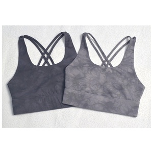 Logo personnalisé femmes vêtements de sport OEM nouveau style course à pied entraînement soutien-gorge imprimé personnalisé sublimé soutien-gorge de sport grande taille yoga - Product Image 4