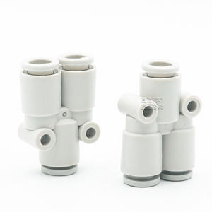 Conector Neumático en T Tipo Y SMC para Manguera de Aire, Uso Industrial, Nuevo, Rosca de Latón, Sellado Industrial - Product Image 3