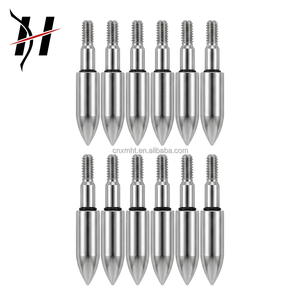 Puntas <span class=keywords><strong>de</strong></span> <span class=keywords><strong>Caza</strong></span> Híbridas Mecánicas OEM <span class=keywords><strong>de</strong></span> Fábrica HUANTU, 100/125/150 Granos, Acero Inoxidable 420, para Ballesta y Arco Recurvo - Product Image 3