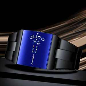 New POEDAGAR 857 Top Rectangle Original Men Watch Waterproof Fashion Man Wristwatch Stainless Steel Quartz Sport Men's Watches - Product Image 2