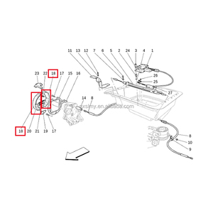 Pour Quattroporte GranCabrio GranTurismo, nouveau kit de frein à main de haute qualité, noir, taille standard, OEM 248418 - Product Image 4