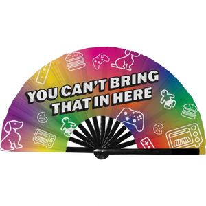 Abanico Plegable de Bambú y Plástico Personalizado con Impresión a Medida QM - Product Image 6
