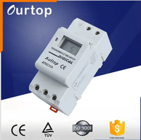 Vente d'usine écran LCD 220v 20a interrupteur horaire numérique 24 heures semaine minuterie électronique programmable