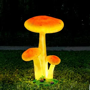 Nouveauté paysage champignon lumière LED AC plastique pour Villa jardin cour pour pelouse place publique parc <span class=keywords><strong>immobilier</strong></span> décoration - Product Image 1