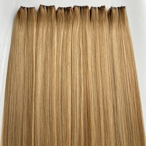 Extensions 100% vierges, double trame, Genius Weft, pour un mélange naturel et sans couture, ajoutant de la longueur, du volume, durables et flexibles - Product Image 3