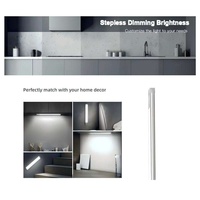 Lampe LED rechargeable moderne pour armoire, éclairage sans fil sous comptoir avec détecteur de mouvement, lampe magnétique pour placard, maison et cuisine
