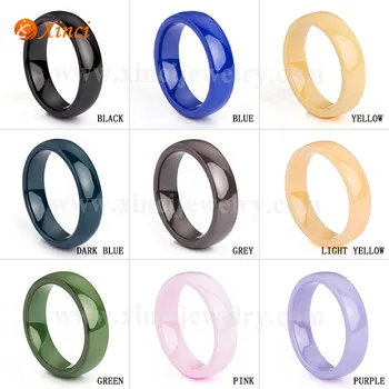 Модные пользовательские керамические кольца с несколькими цветами доступны для мужчин и женщин в качестве Свадебных Подарков