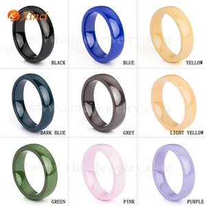 Fashionable Custom Ceramic Rings With Multiple Colors Available For Both Men And Women As Wedding Party Gifts