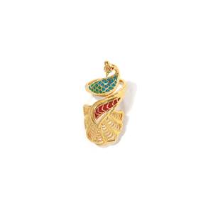 Peacock <b>Ring</b> 316L Stainless Steel PVD Gold Plating Fashion Jewelry Women's <b>Statement</b> <b>Ring</b> - Product Image 1