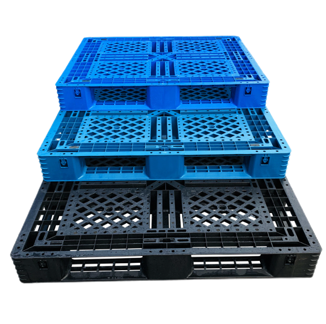Одноразовый пластиковый поддон Lypallets из ПНД/ПП, 1200x1000, черный односторонний 4-сторонний дешевый пластиковый поддон, цена