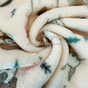 Jeté bébé recyclé <span class=keywords><strong>imprimé</strong></span> numérique personnalisé Sherpa polaire flanelle polaire couverture tissu par yard - Product Image 4