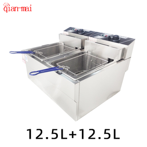 พาณิชย์ไก่มันฝรั่งทอดเครื่องทอดสแตนเลสไฟฟ้าหม้อทอดลึก - Product Image 3