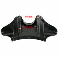 Carénage extérieur avant noir intense pour Softail Road King XF290601