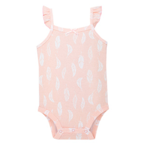 Combinaisons d'été pour bébés filles : hauts licou, combinaisons une pièce, combinaisons de ramper, avec ouvertures triangulaires et couvertures de bas du corps - Product Image 4