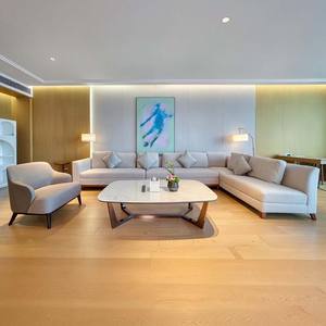 Ensemble de mobilier hôtelier commercial moderne : lit en bois, tête de lit capitonnée, tables de chevet – Idéal pour chambre d'hôtel 5 étoiles ou appartement - Product Image 5