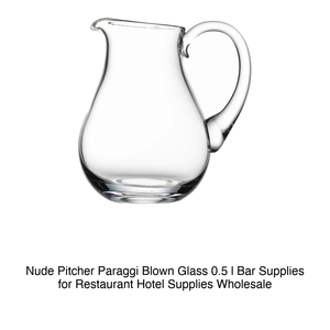 แก้วพาราจจิ 0.50 ลิตร สีนู้ด แก้วเป่า - Product Image 2