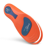 Semelles orthopédiques sportives, soutien ergonomique de la voûte plantaire, absorption des chocs, inserts de chaussures antidérapants, correction de la plante plate, semelles orthopédiques