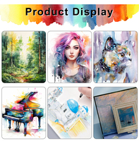 Ensemble de 48 stylos pinceaux à eau pour aquarelle, rechargeables, pointe longue, encre à base d'eau, pour peinture et calligraphie